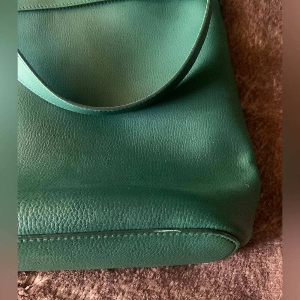 {{von holzhausen)) The Zipper Tote in Green - Picture 9 of 10
